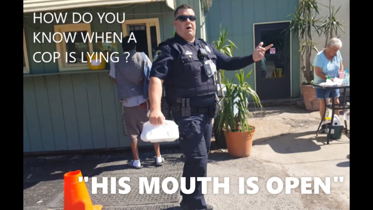 COP CONFRONTED FOR BREAKING TRAFFIC LAWS!