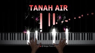 TANAH AIR - Lagu Nasional Indonesia Tanah Air Ku | Belajar Piano Keyboard