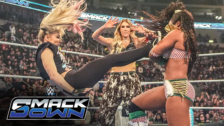 Charlotte Flair and Alexa Bliss attack Nia Jax and Lash Legend: SmackDown highlights, Dec. 19, 2025