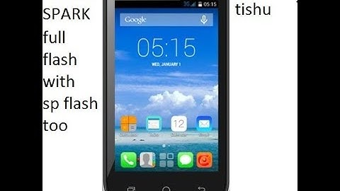 CALME spark s15 full flash with sp flash tool 100% okk