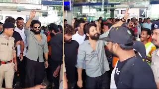 Ikon Bintang Allu Arjun Visual @ Bandara Vizag | #pushpa #pushpa2 #pushpatherule