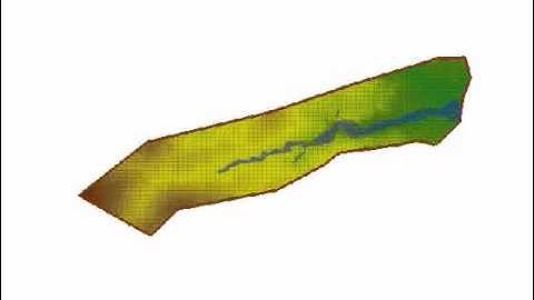 Numerical simulation of dam break