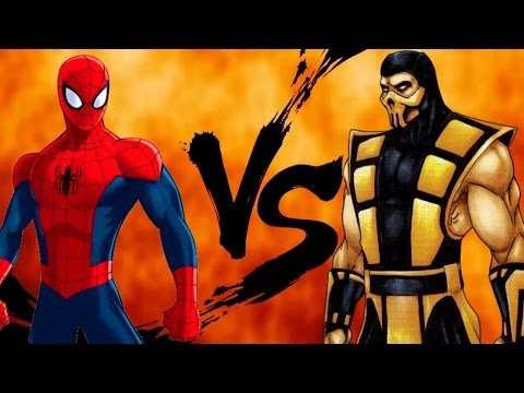 Spiderman vs Scorpion  mortal kombat And Spiderman vs Piccolo! Dragon Full Fight - YouTube