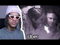 Drunk Girl Tries To Smooch Uber Driver lol... (Cringe)