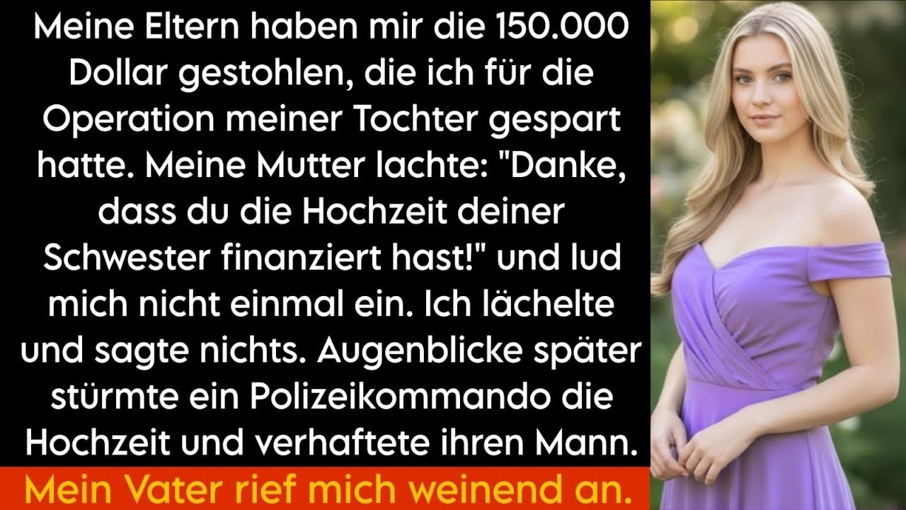 🔔 Meine Eltern haben 150 000 Dollar für Emmas Herzoperation gestohlen – meine Mutter lachte darüber