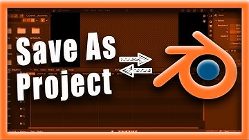 Blender Tutorial: How To Save As  Project In Blender Video Editor
