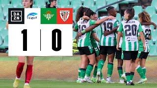 R. Betis Féminas vs Athletic Club (1-0) | Resumen y goles | Highlights Liga F