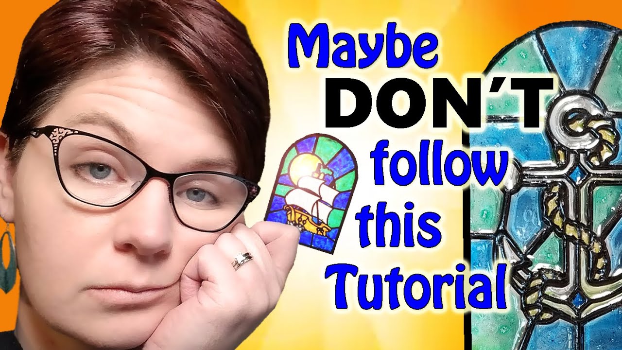 Miniature Stained Glass Windows: I struggled