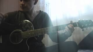 Сулейманов Ришат-А мы не ангелы парень Кавер.Игра на гитаре.