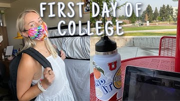 FIRST DAY OF COLLEGE VLOG// university of utah freshman
