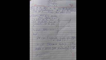 E is a point on the side AD produced of a parallelogram ABCD and BE intersects CD at F.