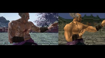 Tekken 3 "Special" Embu Remake in Tekken 7 Side by side Comparison