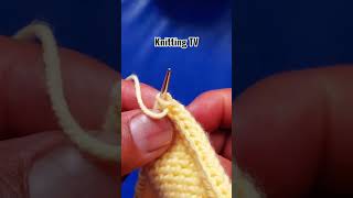 HERMOSO BORDE ACABADO A DOS AGUJAS ✅ #knit #tejido #tejir #tejidos  #tips #crochet #shorts