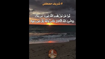نور على نور يهدي الله لنوره من يشاء💛أجمل تلاوة تسمعها 💛 شريف مصطفى صوت خيالي