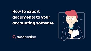 Career Overview Export documents from Datamolino into Xero or Quickbooks Online