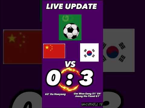 Live Update China vs South Korea U-23 Friendly 15.06.23