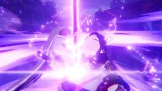 Baal Pulling In And Out Her Sword In Her Chest
