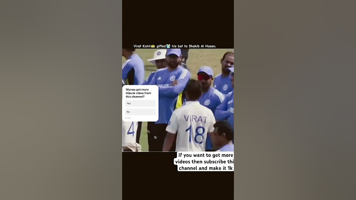 Shakib Al Hasan’s last test match and Virat Kohli gifted his bat to him. #shakibalhasan #viratkohli