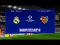 eFootBall PES 22 | REAL MADRID VS FC BASEL | CHAMPIONS LEAGUE | MATCHDAY 5 | PS2 GAMEPLAY