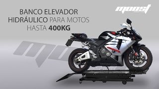 ¿Cómo Usar un Elevador Hidráulico para Motos de hasta 400kg? 🏍️🔧