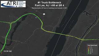 #1 ATRI Truck Bottleneck 2022 - Fort Lee, NJ: I-95 at SR 4