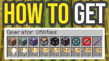 How To Get OPERATOR ITEMS In Creative inventory! | Minecraft Java!