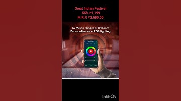 Wipro Next Smart Wi-Fi 20W CCT+RGB LED Polycarbonate link in description #trending #smart #best #new