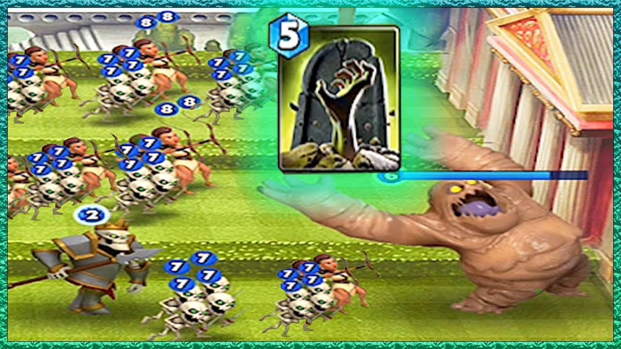 Castle Crush GIANT Mud Elemental RESURRECTION Deck