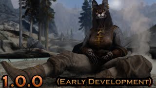 Bonding with Sa'chil - Custom Voiced Khajiit Follower (Early Development)