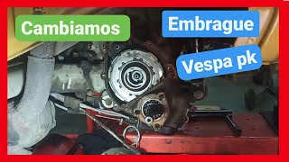 How to change and improve the clutch on the Vespa PK 125