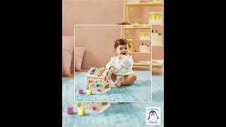 Tiny Land® Cottage Activity Cube - Rainbow