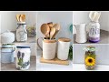 6 Bonitas Ideas para DECORAR FRASCOS DE VIDRIO , muy útiles !! Ideias para sua cozinha.