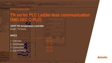 Autonics Tutorial : TN series PLC Ladder-less communication (MELSEC Q PLC)