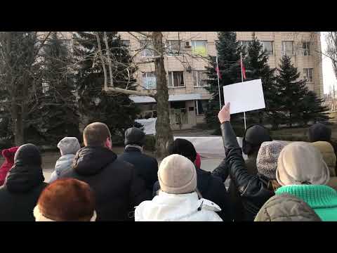 Митинг в Мелитополе, 12 марта 2022 "Верните мэра Федорова"