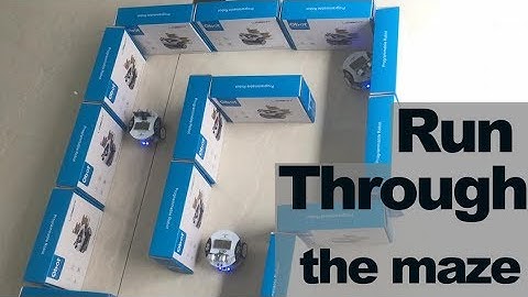 Gameplay 11:  Run through the maze  | Hiwonder Qbot Robot