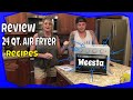 Weesta  24 qt air fryer review  recipes  eating  monkeying around
