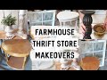 3 FARMHOUSE THRIFTSTORE MAKEOVERS❤THRIFT TO TREASURE❤AND SUMMER GARDEN UPDATE☀