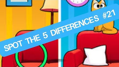Can You Find All The 5 Differences - Only Genius Find The Differences - Isabel Official #21