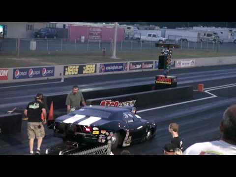 Nitrous Pro Mod Joe Dunne blows his hoodscoop to pieces