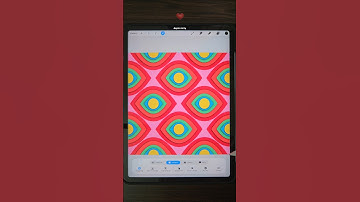 Simple Seamless Pattern Tutorial #artshorts #exclusivepatterns #procreate #quick