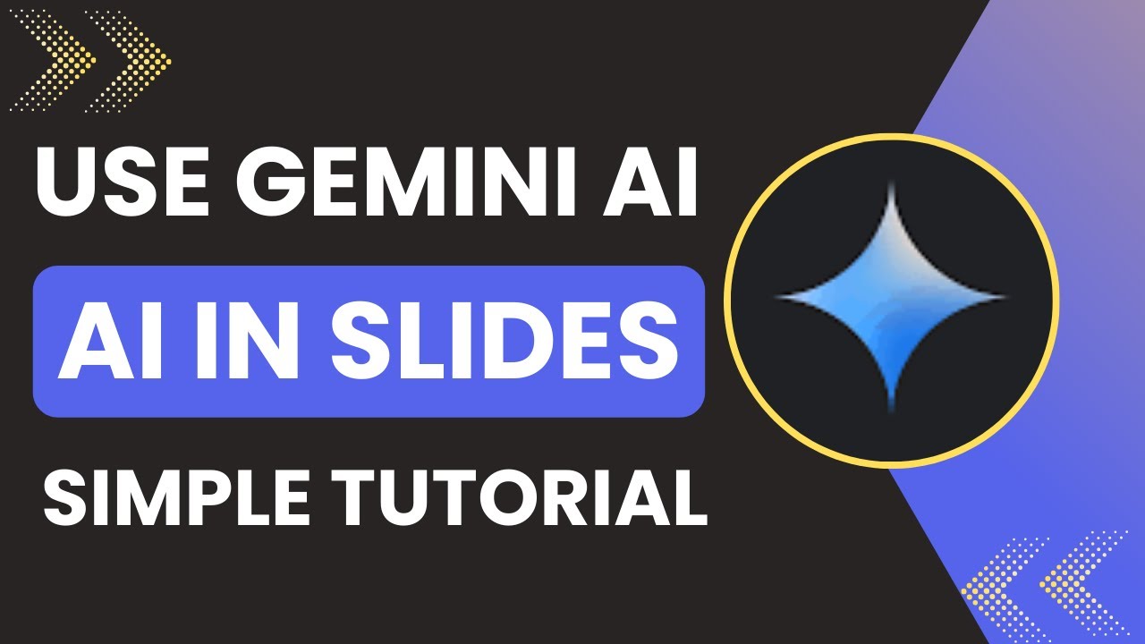 How To Use Gemini AI In Slides - YouTube