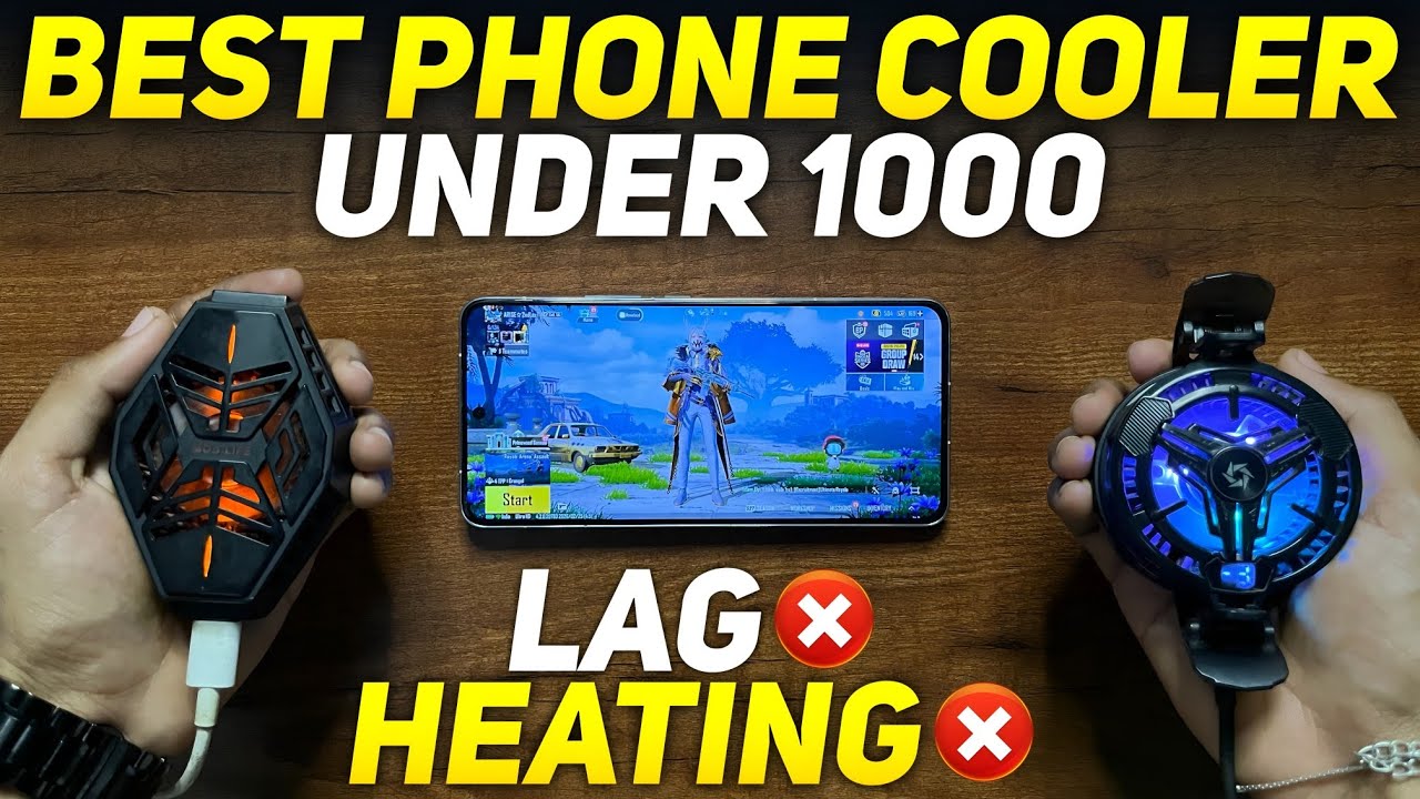 No Heating 🥶 Top 3 Best Mobile Gaming Cooler | Best Phone Cooler Fan For Gaming Under 1000 rs