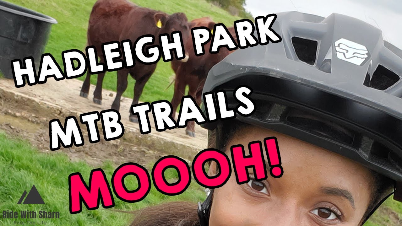 FIRST TIME AT HADLEIGH PARK | RED XC MTB TRAILS, LOTS OF CLIMBING | WHAT TO EXPECT? COWS!! | VLOG #8