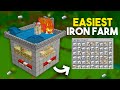 EASY 1.19 IRON FARM TUTORIAL in Minecraft Bedrock (MCPE/Xbox/PS4/Nintendo Switch/Windows10)