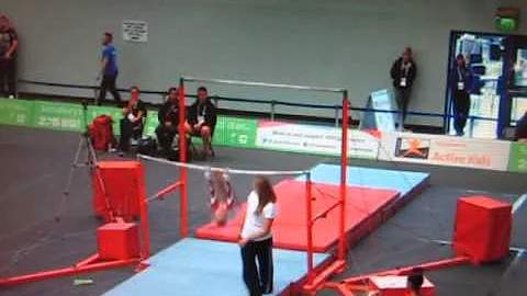 2015 School Games Megan Parker ENG Bars Apparatus ...