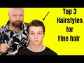 Top 3 Hairstyles for Straight Hair - TheSalonGuy