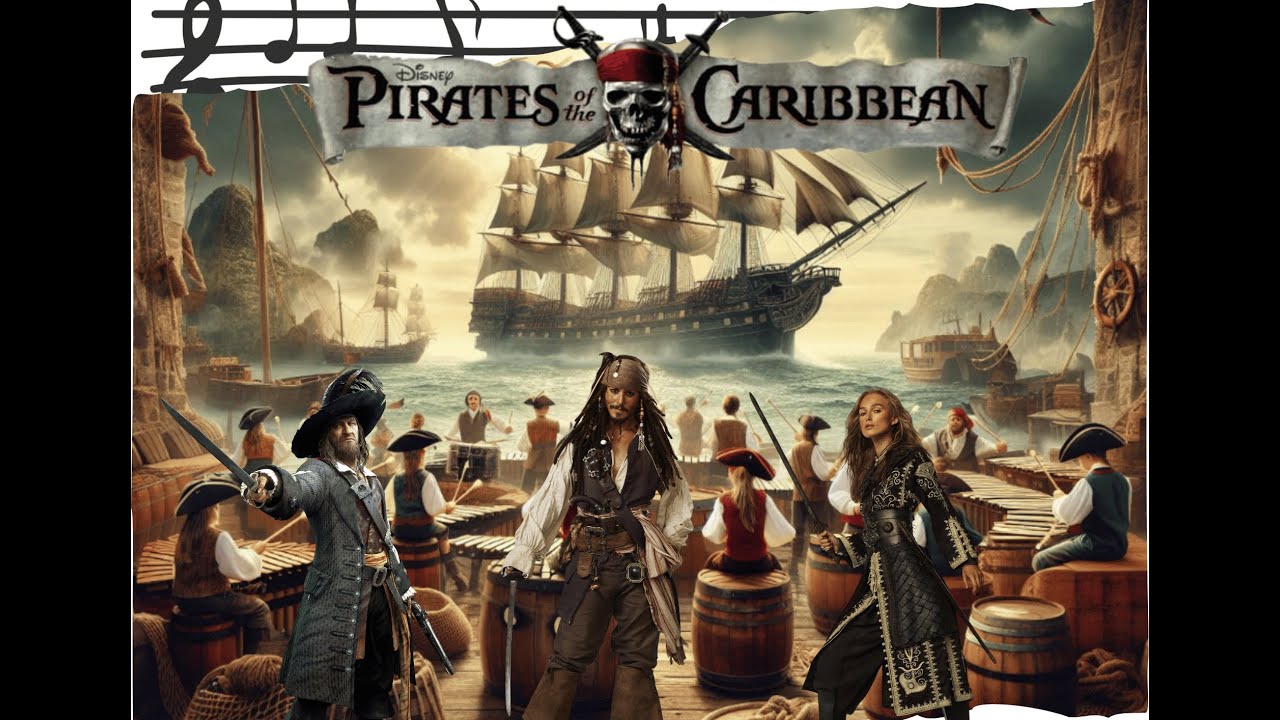 🏴‍☠️🎶⚔️ Piratas del Caribe - Partitura Instrumental Orff 🥁🎵⛵