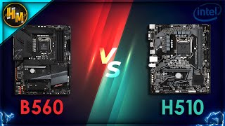 الفرق بين بوردات انتل الجيل الحادي عشر - h510 vs b560