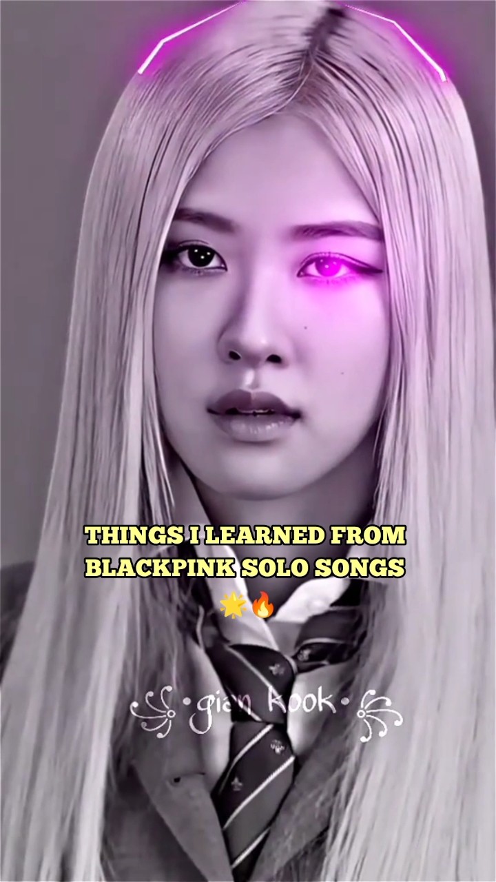 THINGS I LEARNED FROM BLACKPINK SOLO SONGS ?? #jennie #lisa #rosé #jisoo #blackpink #shorts