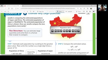 EnVision Grade 7 Accelerated Pre-Algebra Lesson 2-8 Use Powers of 10 to Estimate Quantities